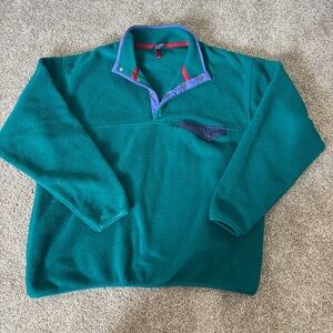 Green/teal port authority fleece women’s xl